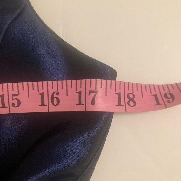 Betsy & Adam Taffeta Blue Party Dress - Picture 7 of 10